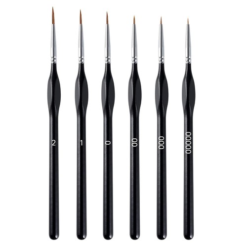 Piece fine detail brush set - brush,