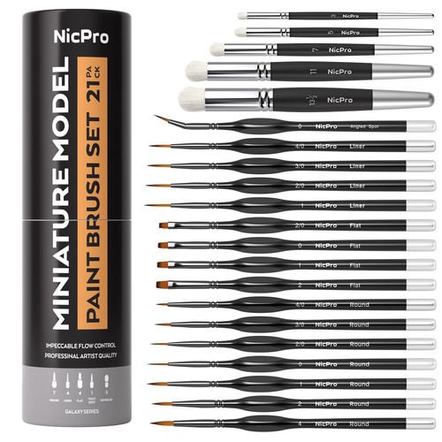 Nicpro 21pcs miniature paint - nicpro,