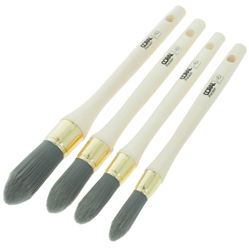 4pcs coral precision - 4pcs, round