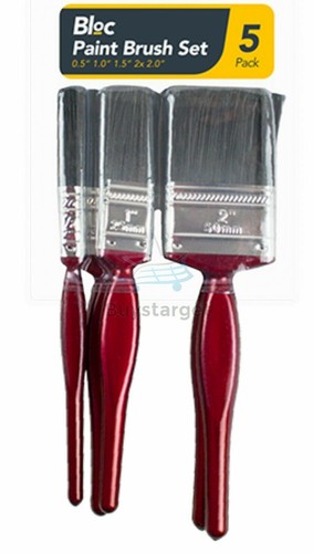 5pc paint brush fine brushes - 5pc,
