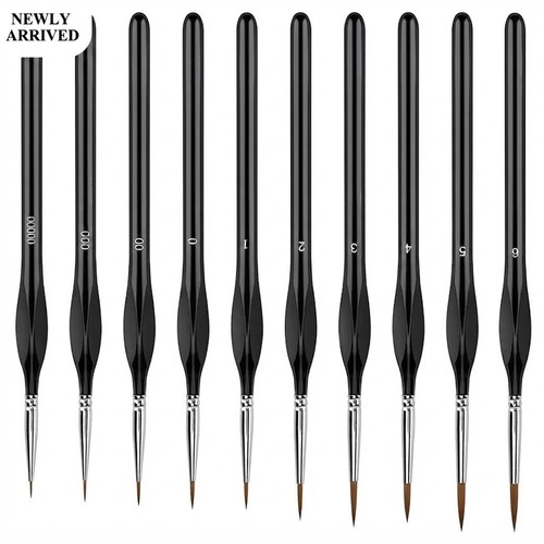 Premium paint brushes set - paint, of