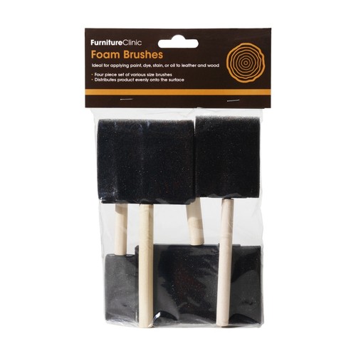Foam brush set 4pk - foam,