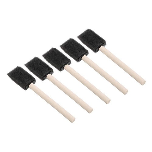 Black bamboo handle sponge - bamboo,