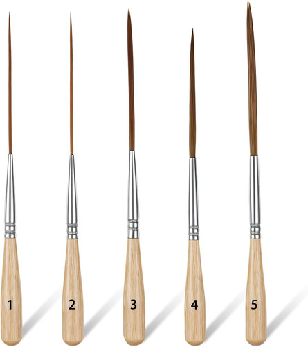 5pcs fine tip paint - 5pcs, brush