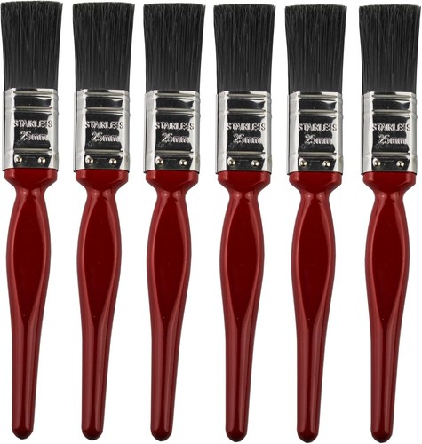 One inch paint brushes 1 - one,