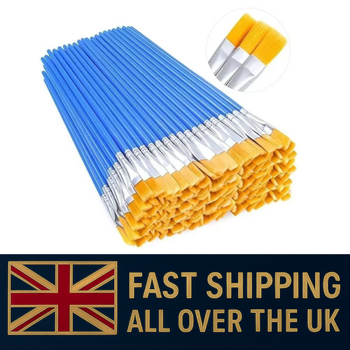 50pcs fine flat tip paint - fine/flat,