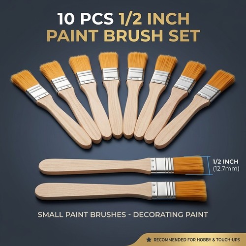 Pcs inch paint brush - 1/2,
