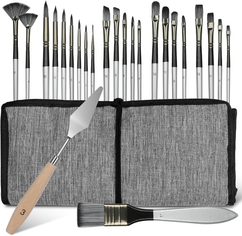 24pcs miniature paint - paint, brushes