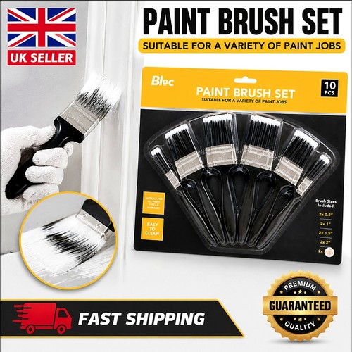 Piece paint brush set diy - 10,