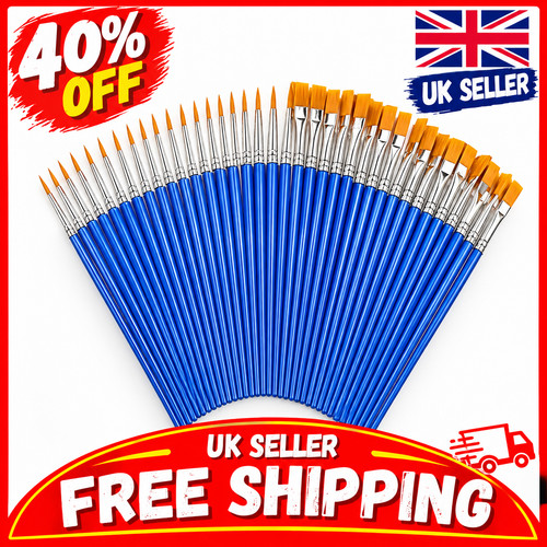 20pcs flat tip paint - flat,