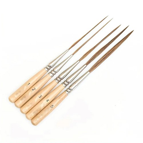 5pcs fine detail - fine, brush
